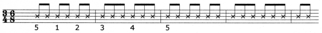 Alternating 3/4 and 6/8